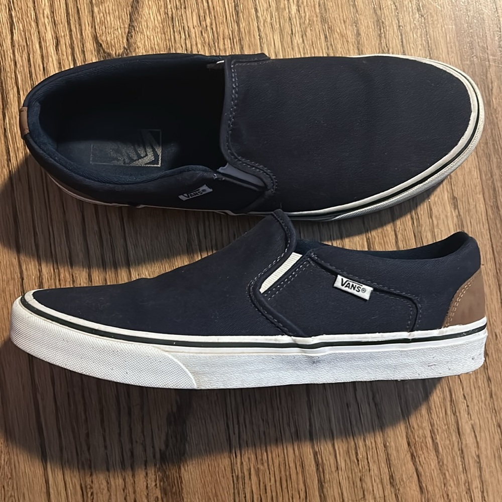 Vans Men's Navy Blue Slip-On Shoes